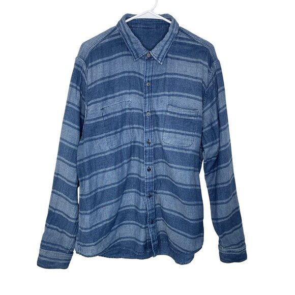 Faherty Mens' Reversible Button-Up Shirt, XL